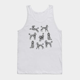 Grey Poodles Tank Top